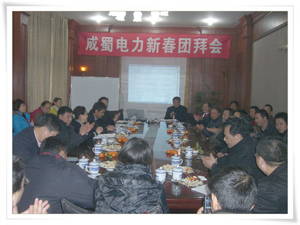 公司2009年春節(jié)團(tuán)拜會(huì)在熱烈祥和歡快喜慶的氣氛中隆重舉行