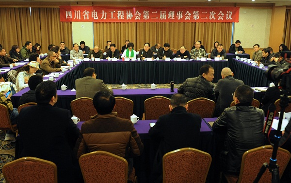 四川省電力工程協(xié)會(huì)第二屆理事會(huì)第二次會(huì)議在成都召開