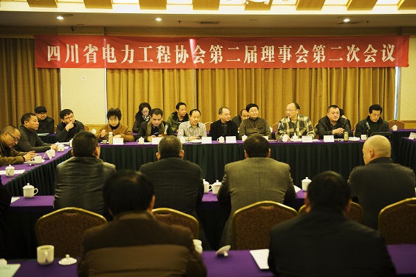 四川省電力工程協(xié)會(huì)第二屆理事會(huì)第二次會(huì)議在成都召開