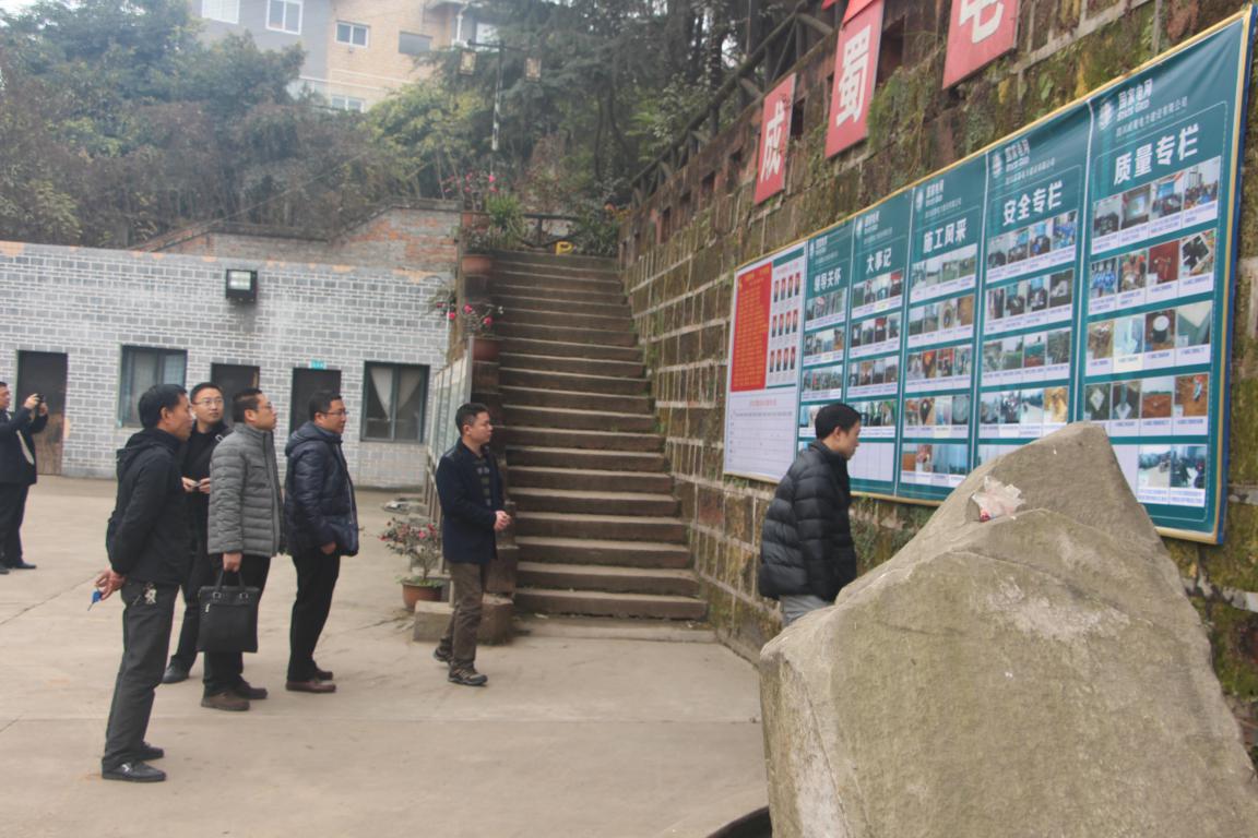 浙江送變電工程公司領導、專家蒞臨我 施工項目部參觀考察