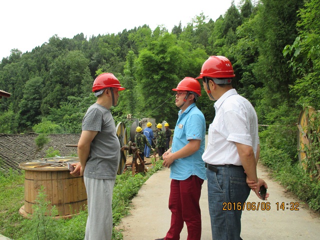 陳云總經理到南譚Ⅱ線OPGW改造工程進行安全檢查