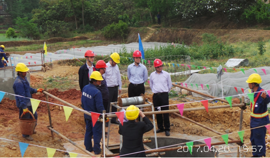 省檢修公司領導檢查500千伏山桃一二三四線電力線路遷改工程（3標）施工工作