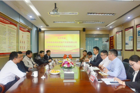 勒泰集團邯鄲勒泰城投地產(chǎn)公司考察組蒞臨集團公司考察交流