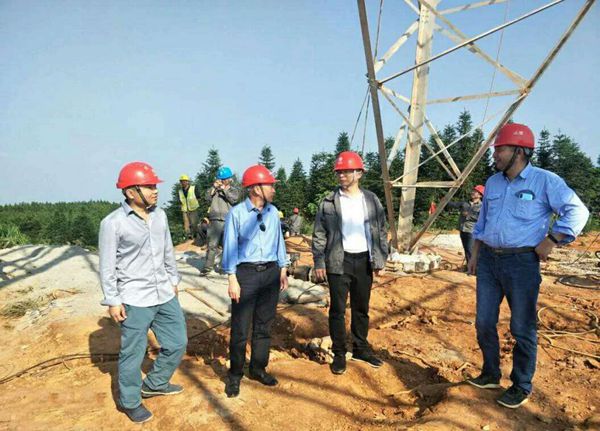 國網江西省檢修公司《施工作業(yè)安全風險管控調研會》在我集團公司施工項目部召開