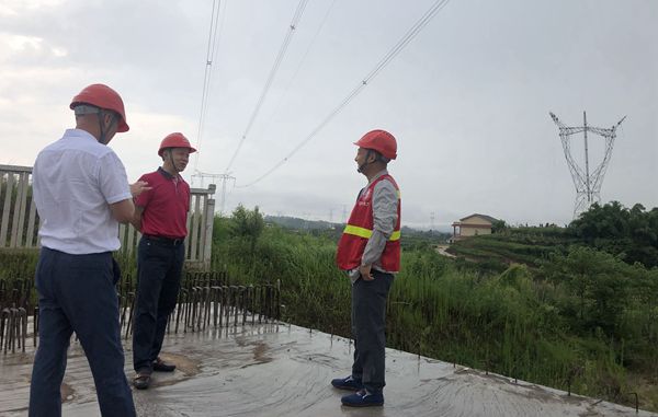 陳云總經(jīng)理視察川南城際鐵路500kV線路遷改工程