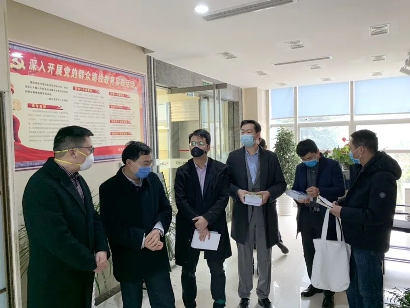 府南街道人大工委主任劉慶一行赴集團調(diào)研防疫相關(guān)工作及復工復產(chǎn)