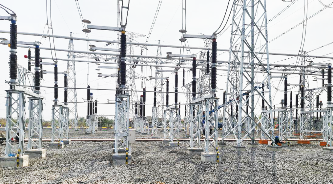 柬埔寨國家電網(wǎng)230kV桔井?dāng)U建站工程一次送電成功
