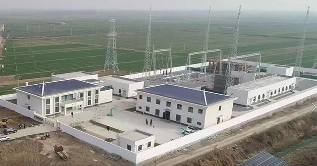 天門市凈潭鄉(xiāng)蔣場村100MW農(nóng)光互補光伏發(fā)電項目220kV升壓站帶電成功