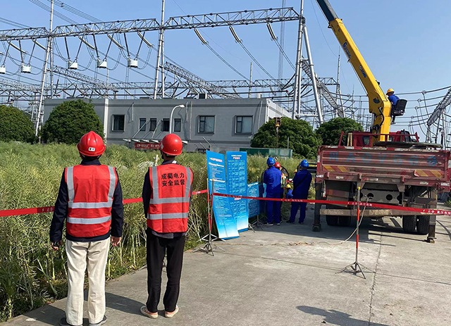 500kV廣蜀一線架空地線大修工程順利竣工