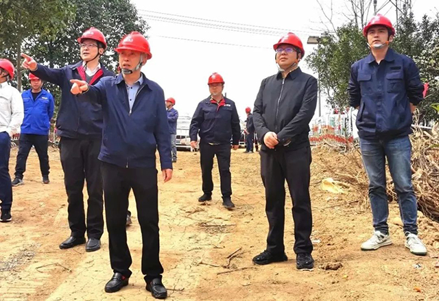 國網四川省電力公司超高壓分公司檢查組前往500千伏山桃一二線電力線路遷改還建工程檢查指導