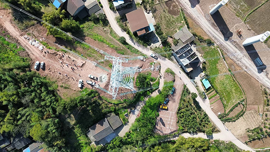 西渝高鐵（廣安段）超高壓線路遷改攻堅戰(zhàn)圓滿收官