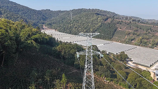 南弄光伏電站110kV線路工程順利帶電投運