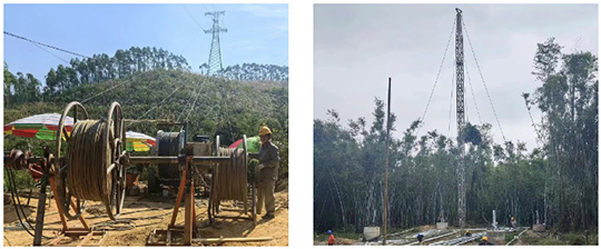 欽南那思（100MW）風(fēng)電項(xiàng)目220kV送出線路EPC工程帶電投運(yùn)